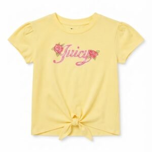 JUICY COUTURE VERY SOFT BLENDED T-SHIRT FOR GIRLS