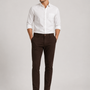 BOSTIN CHINO - DARK CHOCLATE
