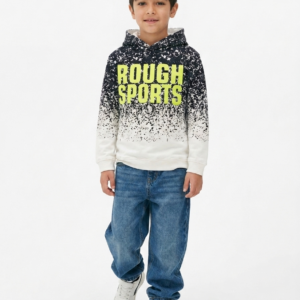 Boys "Rough Sports" Fleece Hoodie – Light Weight