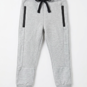 KIKI&KOKO ZIPPER TROUSER FOR BOYS - LIGHT TERRY SUMMER FABRIC